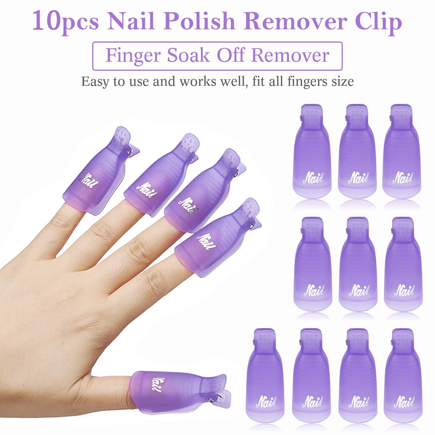 Nail Art Ideas - LULAA 10 Buah/16 Buah Klip Tutup