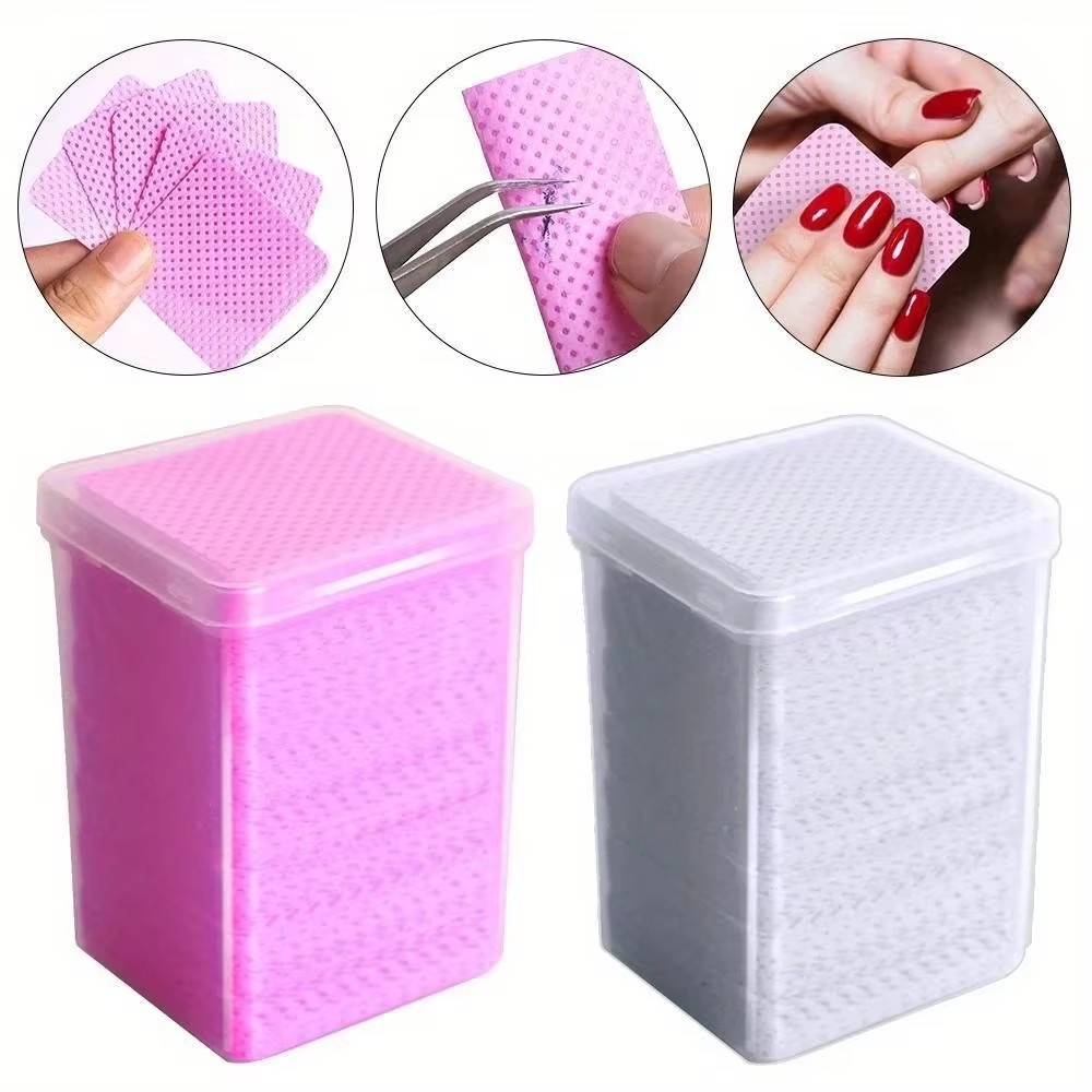 Nail Art Ideas - 200Pcs Tisu Penghapus Cat Kuku Bebas