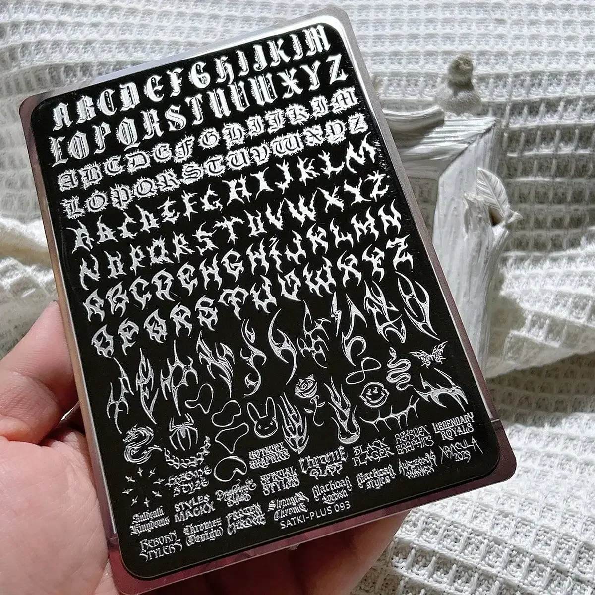 Nail Art Gothic - Pelat Stempel Seni Kuku Berkualitas Tinggi,