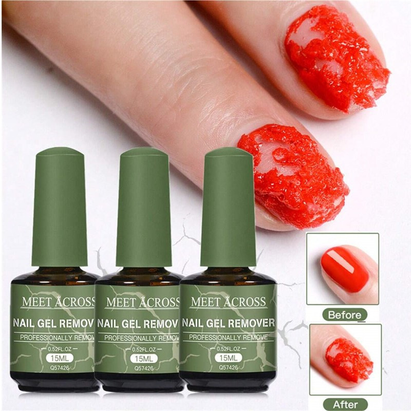 Nail Art Ideas - 1/3pcs Set Penghapus Kutek Gel Ajaib