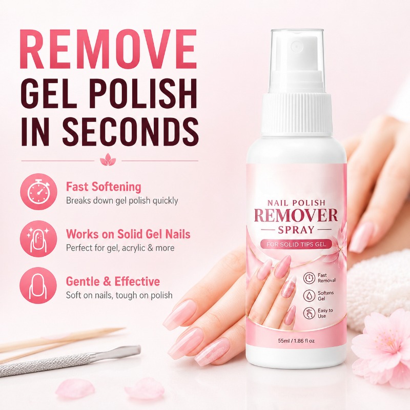 Nail Art Ideas - Semprotan Penghilang Kuku Cairan Pelarut Gel