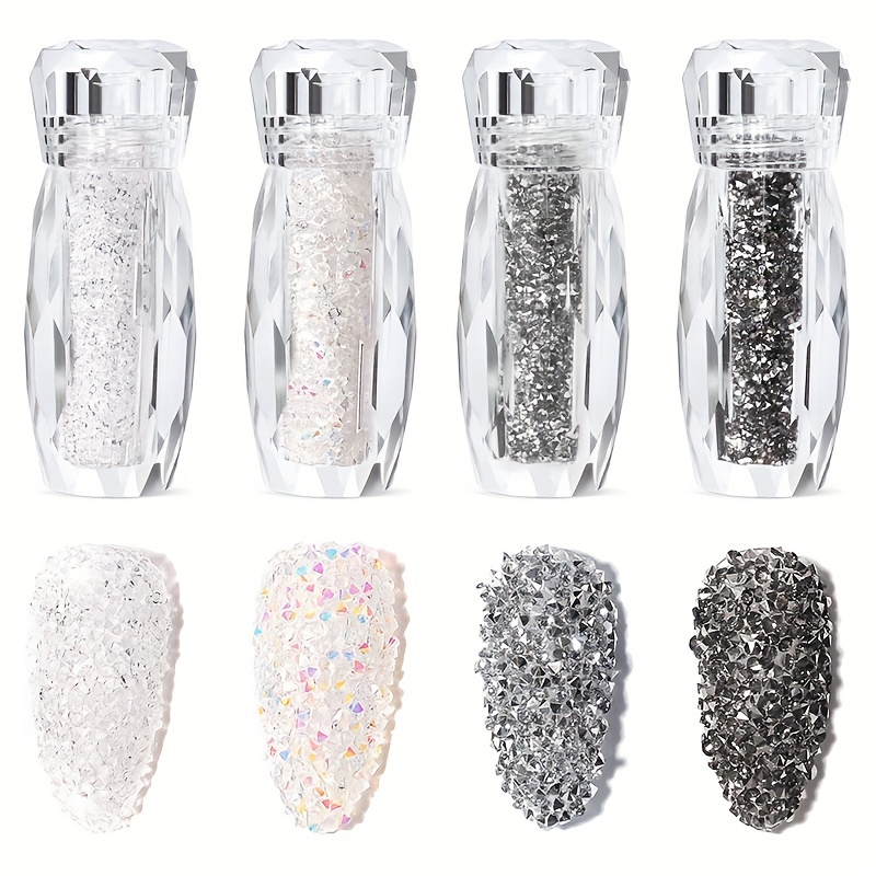 Nail Art Xmas - Aksesori seni kuku Kristal 3D manik-manik