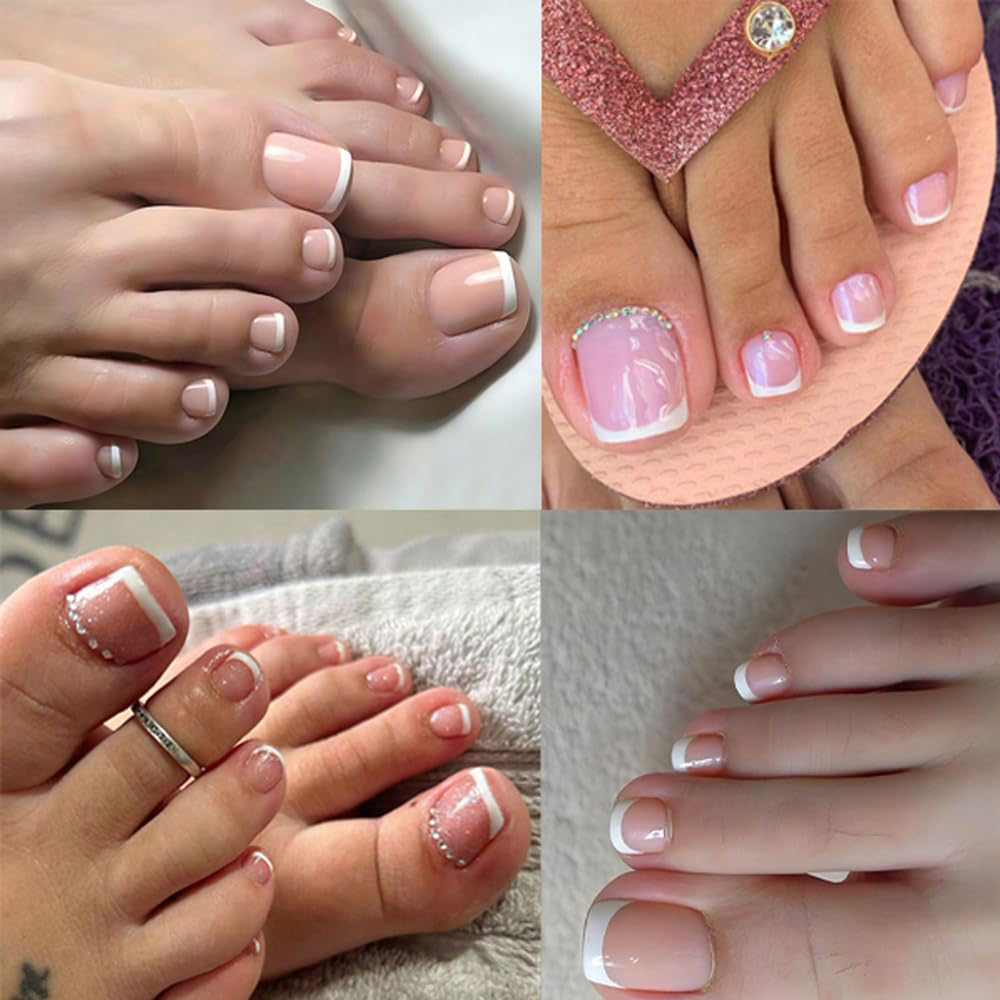 Nail Art Ombre Pink - 120 pcs Tip Kuku Kaki Ombre