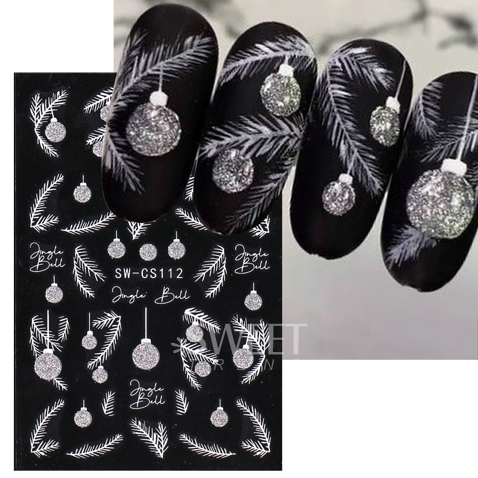 Stiker poles kuku seri Natal b - Nail Art Xmas Design ulasan dan harga