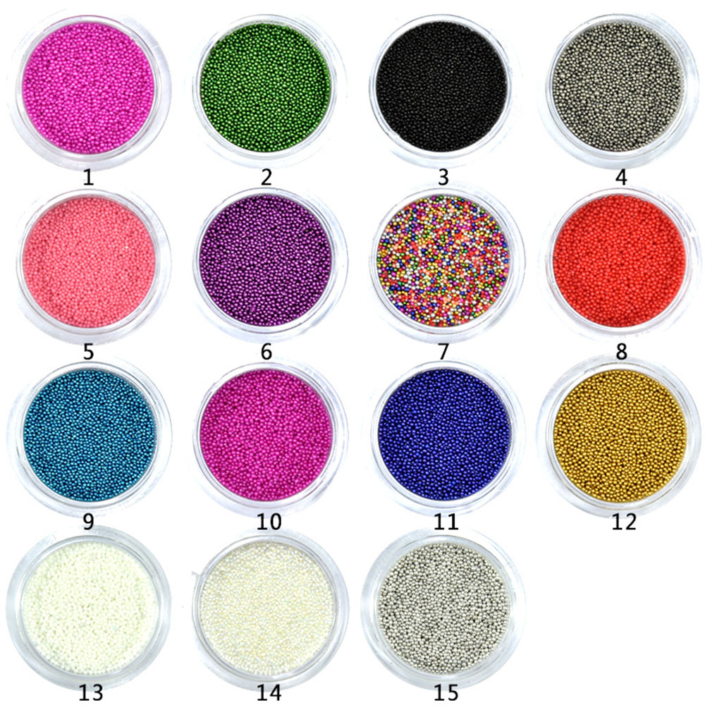 1 Botol Seni Kuku Kaviar Manik - Nail Art Xmas ulasan dan harga
