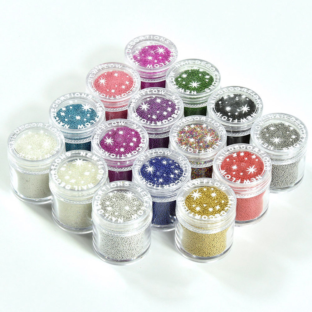 1 Botol Seni Kuku Kaviar Manik - Nail Art Xmas ulasan dan harga
