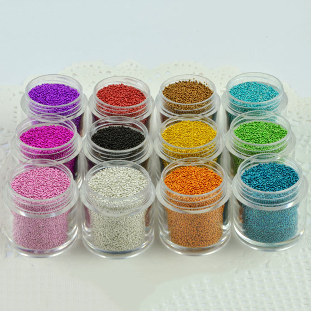 1 Botol Seni Kuku Kaviar Manik - Nail Art Xmas ulasan dan harga