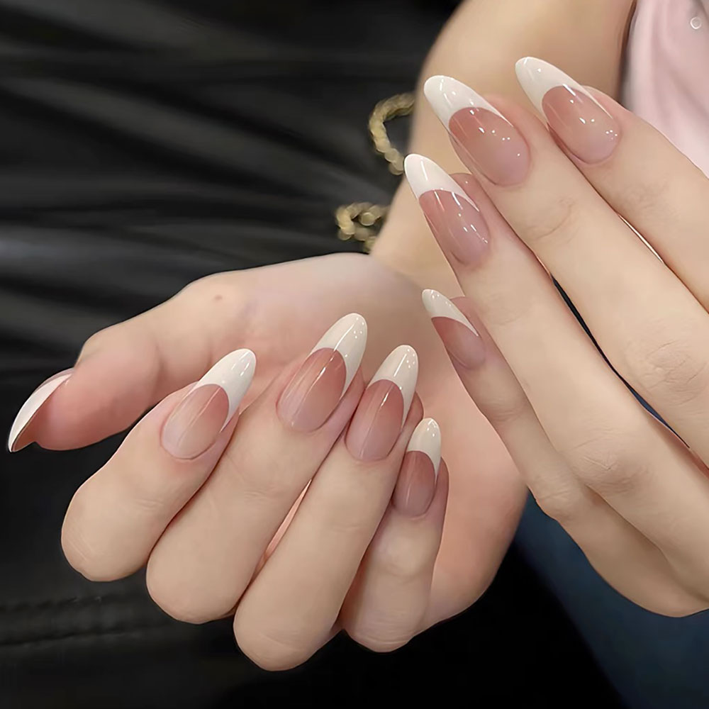 Kuku palsu Prancis, ujung kuku - Nail Art Aesthetic ulasan dan harga