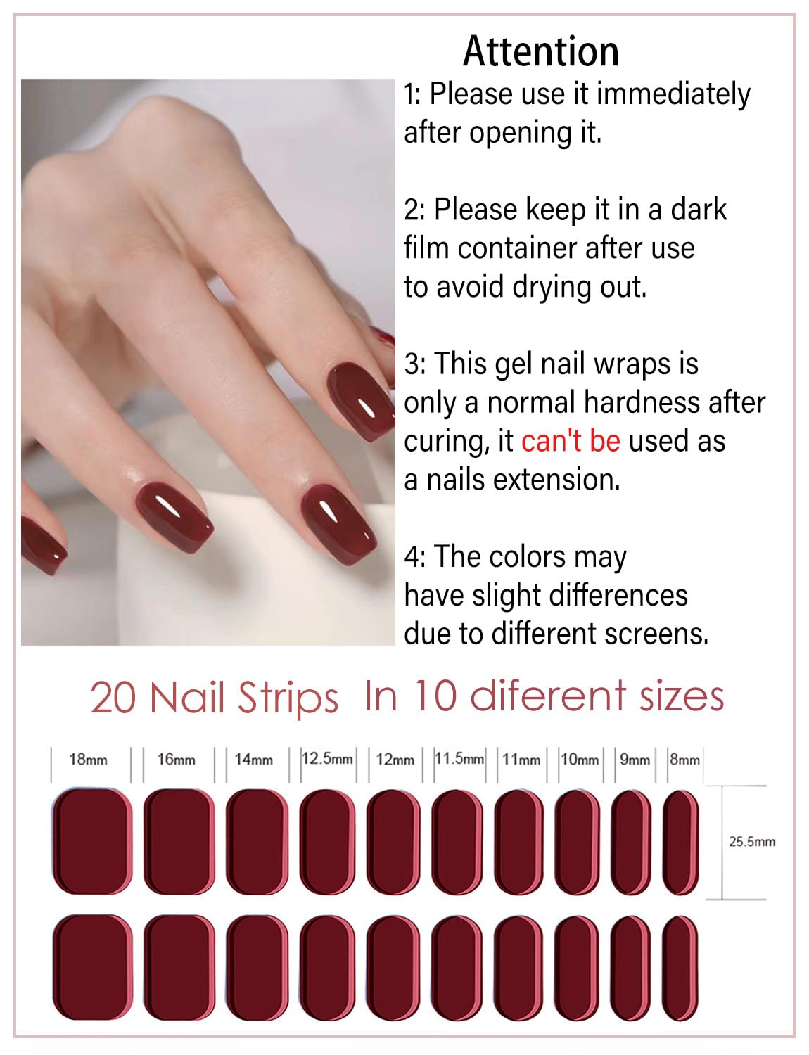 20/22Tips Stiker Kuku Gel Semi - Nail Art Xmas Design ulasan dan harga
