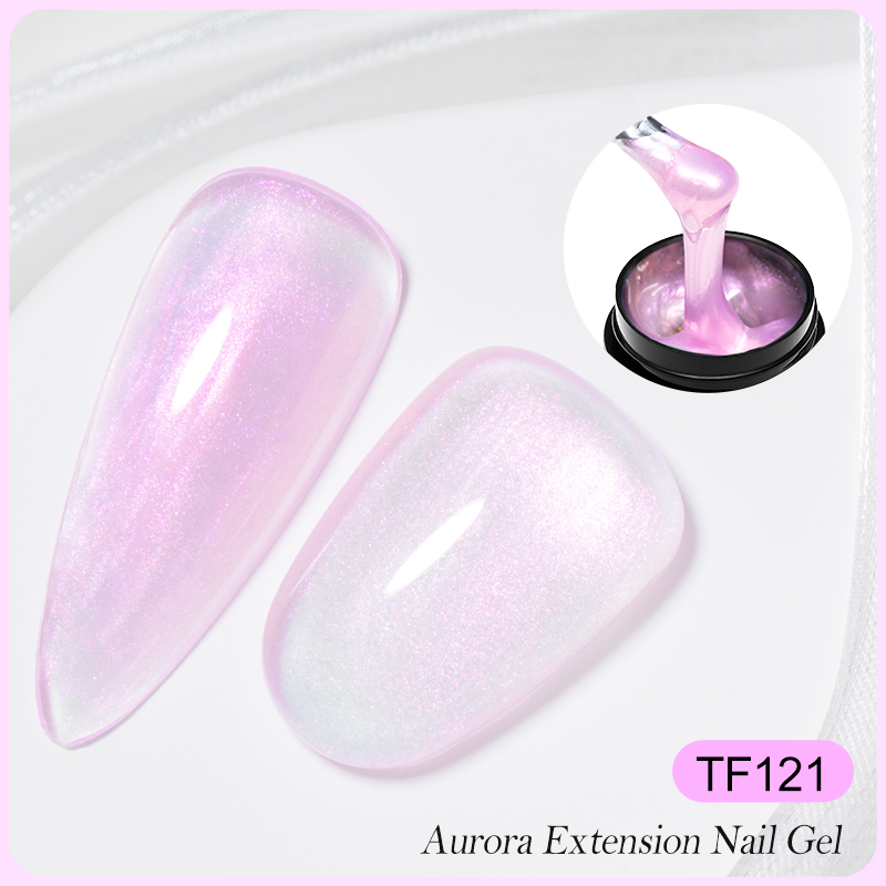 6 Buah/Set Kutek Gel Kuku Ekst - Nail Art Ombre Pink ulasan dan harga