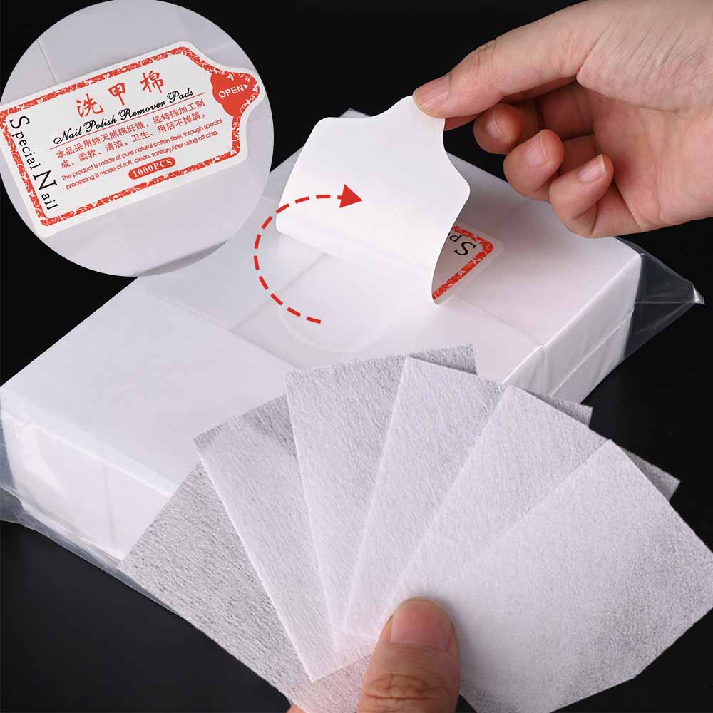 100/3000Pcs Bantalan Kapas Pro - Nail Art Ideas ulasan dan harga