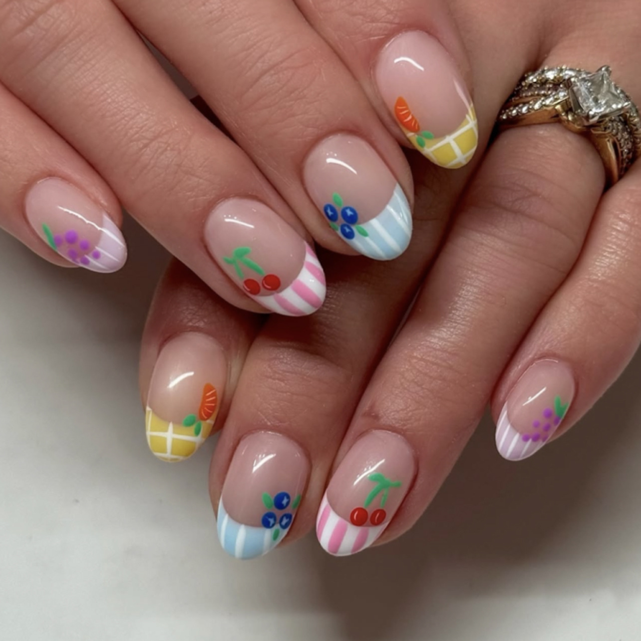 24 Buah Ujung Kuku Almond Sede - Nail Art Aesthetic ulasan dan harga
