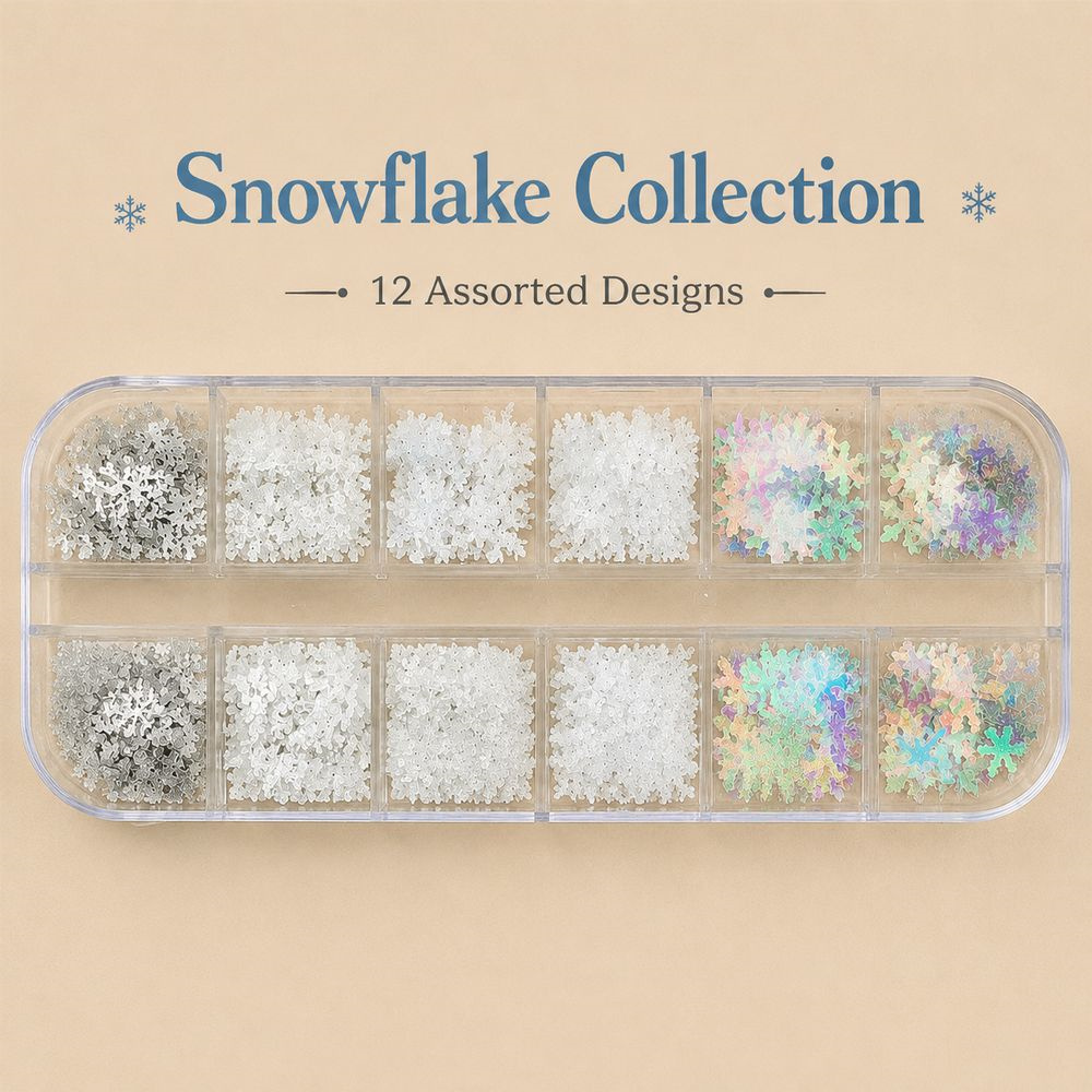 12Grids Hiasan Kuku Bentuk Kep - Nail Art Xmas ulasan dan harga