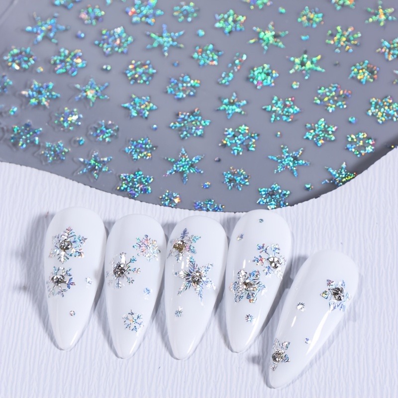 5 buah stiker kuku bintang kep - Nail Art Xmas Design ulasan dan harga