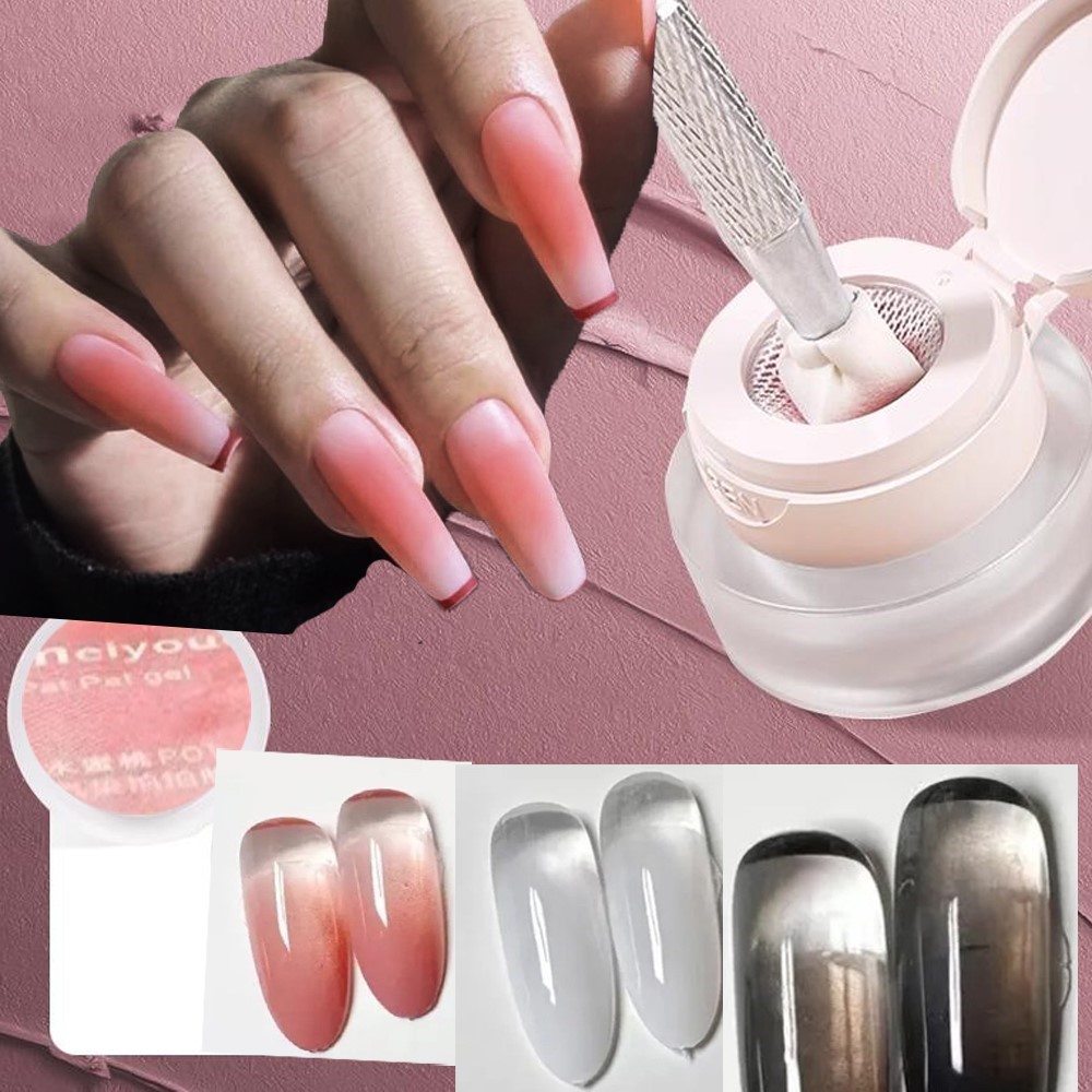 1Jar Cushion Patting Gel Polis - Nail Art Gothic ulasan dan harga