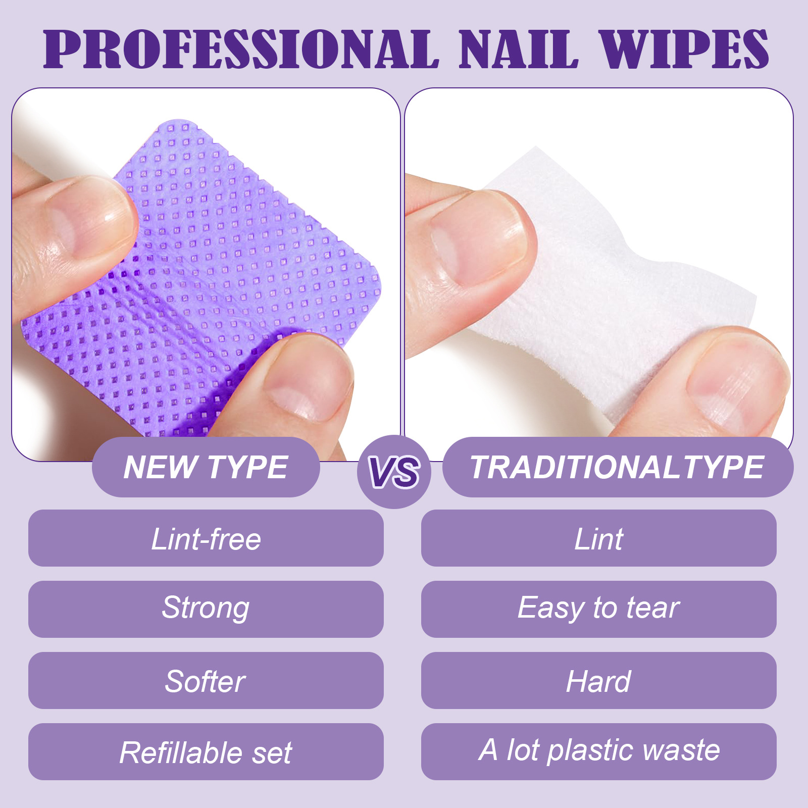 630/1200pcs Tisu Pembersih Kuk - Nail Art Ideas ulasan dan harga