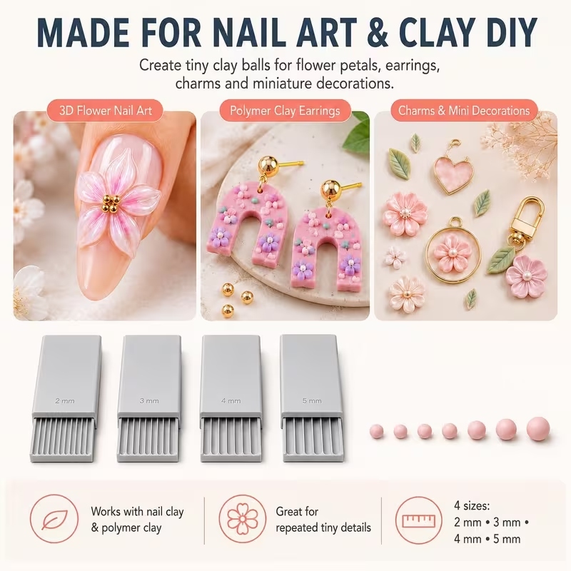 Alat Pembuat Bola Gel Tanah Li - Nail Art Ideas ulasan dan harga