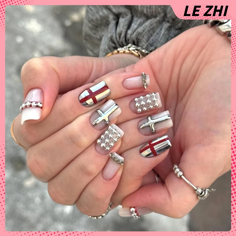 Y2K Spice Girls 10Pcs Kuku Pal - Nail Art Gothic ulasan dan harga