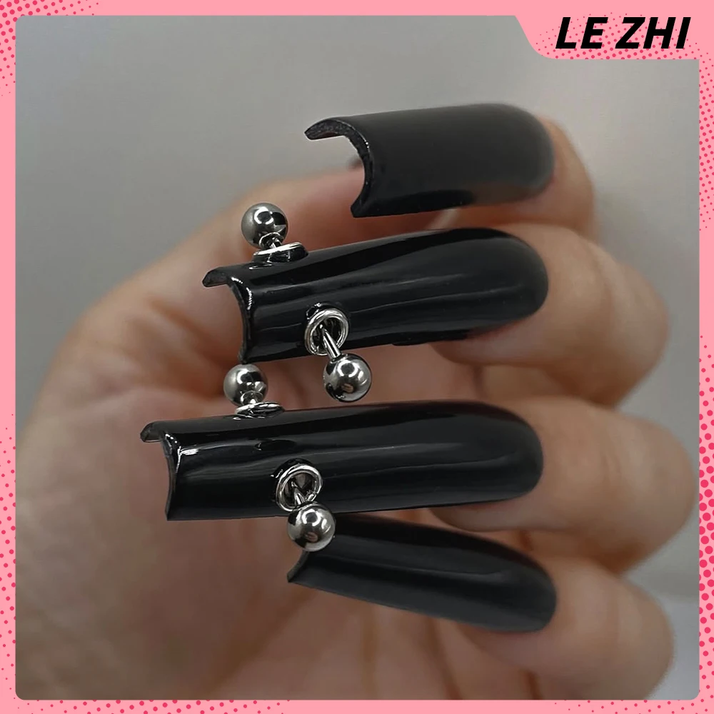 Y2K Spice Girls 10Pcs Kuku Pal - Nail Art Gothic ulasan dan harga
