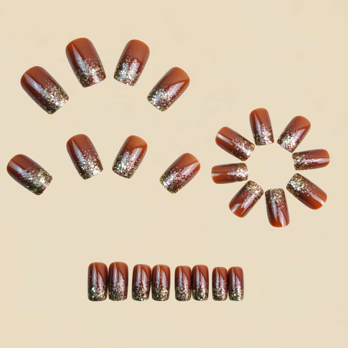 Kuku palsu pendek sedang grada - Nail Art Aesthetic ulasan dan harga