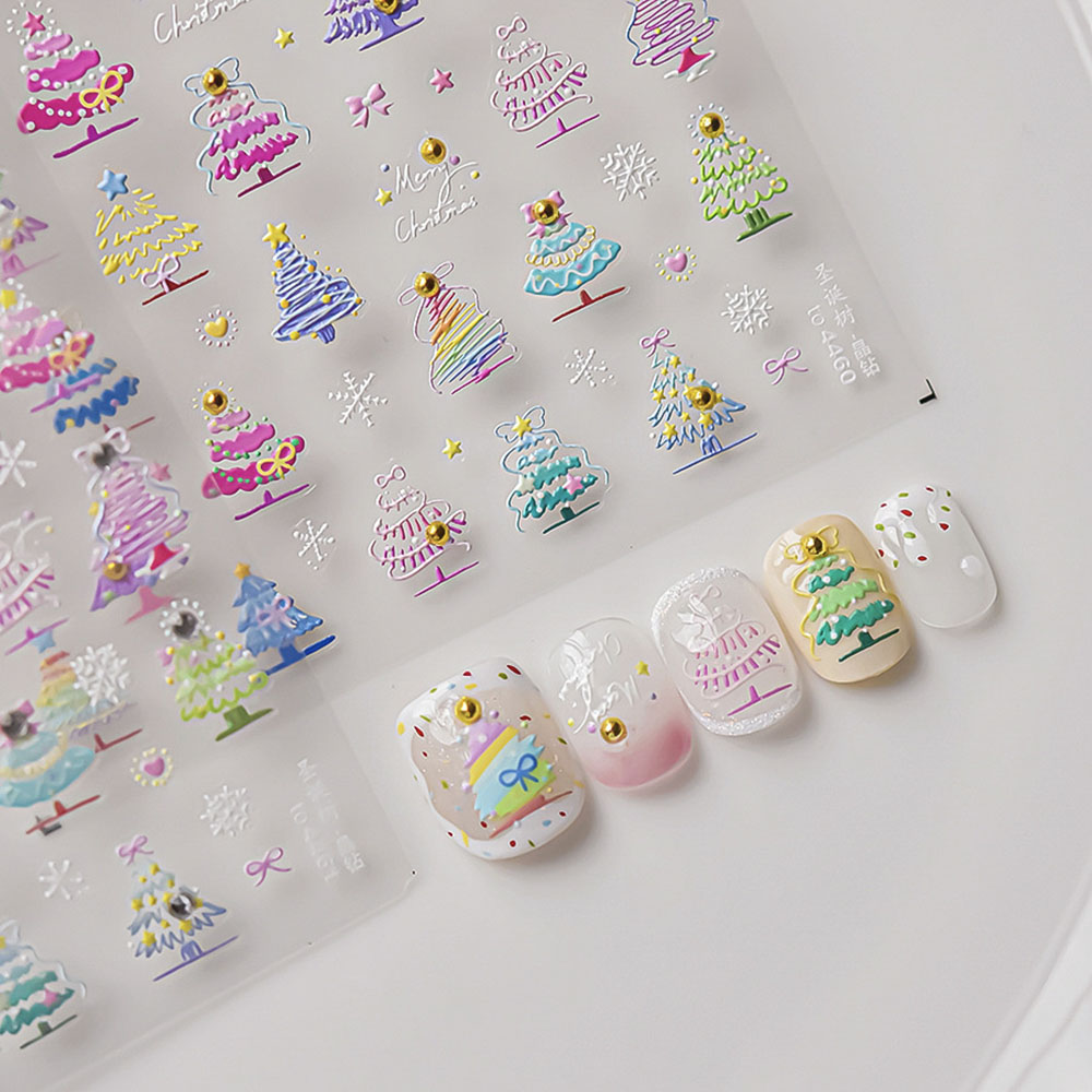Stiker seni kuku Natal decal 5 - Nail Art Xmas Design ulasan dan harga