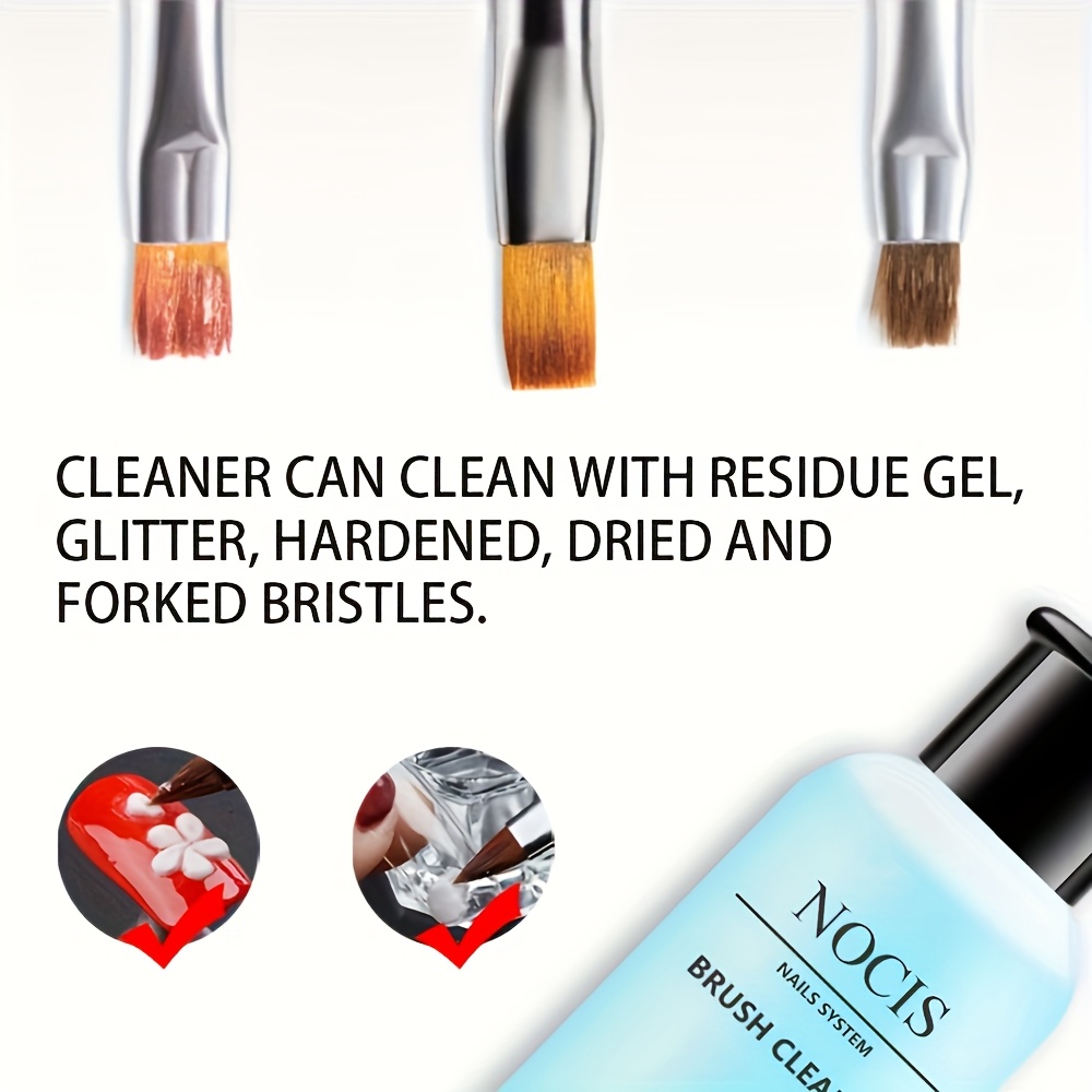 NOCIS 75ml Pembersih Kuas Akri - Nail Art Ideas ulasan dan harga